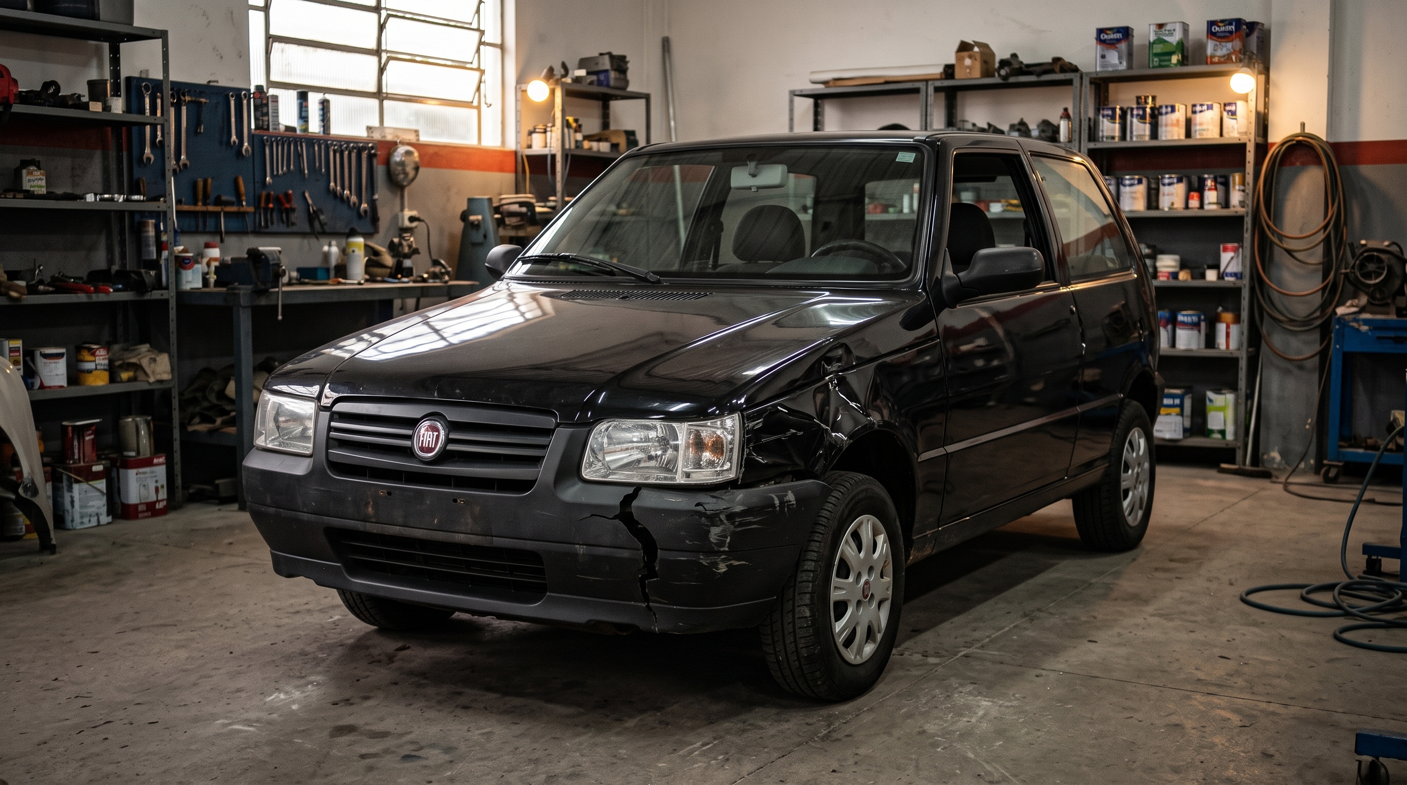 Fiat Uno antes da restauração